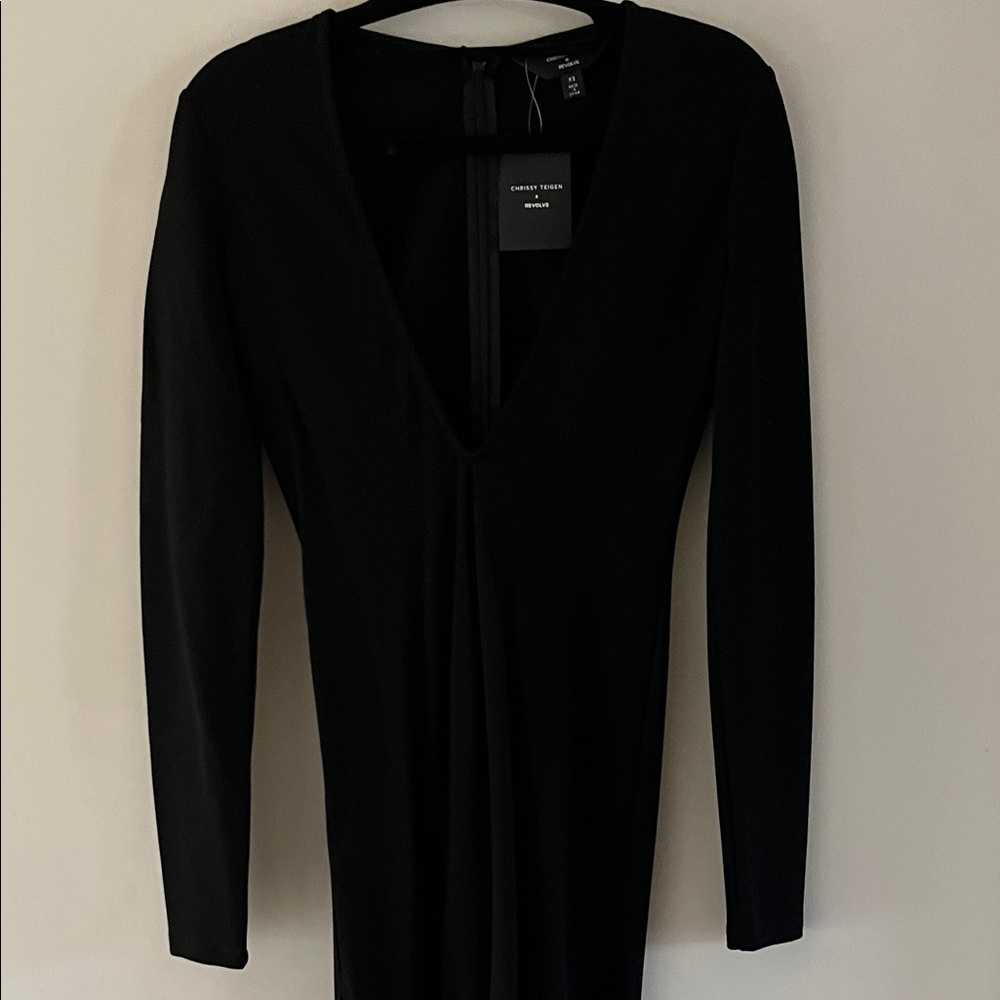 Chic Black Long Sleeve Dress